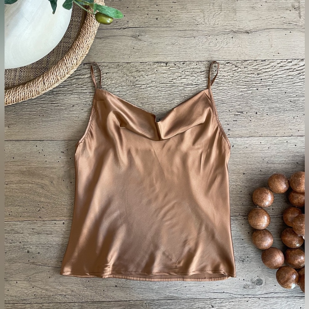 Elegant Tan Women's Top